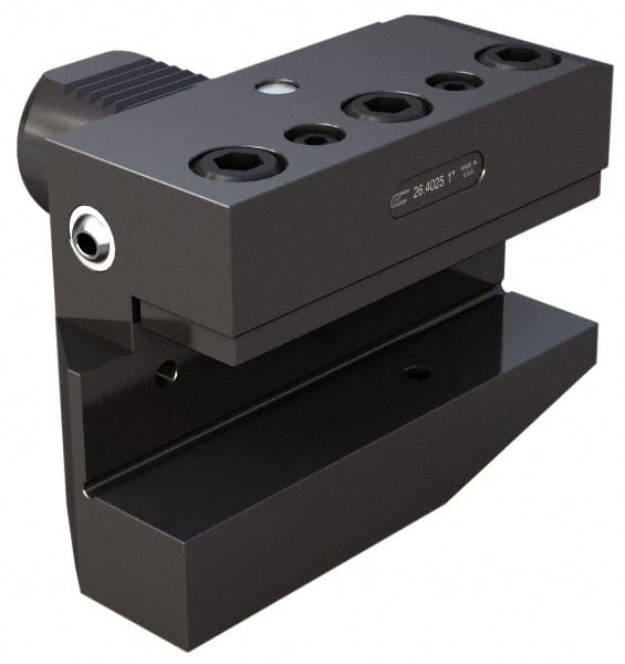 Global CNC Industries - 1-1/4" Max Cut, 50mm Shank Diam, VDI Toolholder - 55mm Projection, 130mm Head Width, For B6, Through Coolant - Exact Tooling