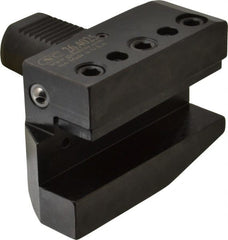 Global CNC Industries - 1" Max Cut, 40mm Shank Diam, VDI Toolholder - 44mm Projection, 118mm Head Width, For B6, Through Coolant - Exact Tooling