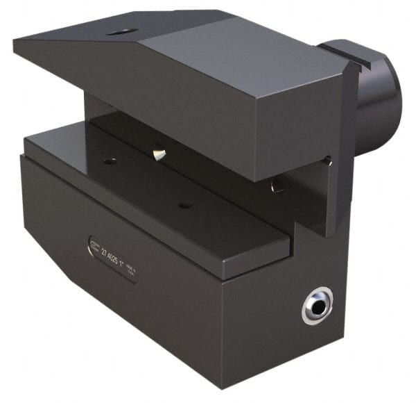 Global CNC Industries - 1-1/4" Max Cut, 50mm Shank Diam, VDI Toolholder - 55" Projection, 130mm Head Width, For B7, Through Coolant - Exact Tooling