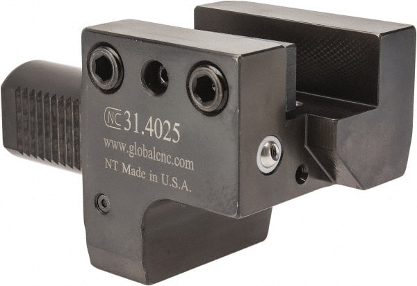 Global CNC Industries - 1" Max Cut, 40mm Shank Diam, VDI Toolholder - 85mm Projection, 85mm Head Width, For C1, Through Coolant - Exact Tooling