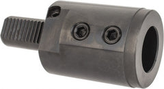 Global CNC Industries - 1-1/2" Max Cut, 30mm Shank Diam, VDI Toolholder - 90" Projection, 66mm Nose Diam, For E1, Through Coolant - Exact Tooling