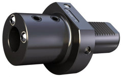 Global CNC Industries - 1" Max Cut, 50mm Shank Diam, VDI Toolholder - 90mm Projection, 5/8-11" Shank Thread, For E2, Through Coolant - Exact Tooling