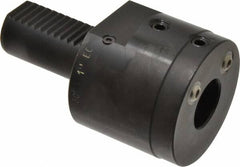 Global CNC Industries - 1" Max Cut, 30mm Shank Diam, VDI Toolholder - 60mm Projection, 5/8-11" Shank Thread, For E2, Through Coolant - Exact Tooling