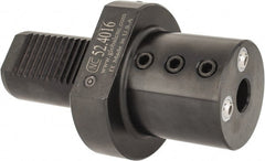 Global CNC Industries - 5/8" Max Cut, 40mm Shank Diam, VDI Toolholder - 75mm Projection, 5/8-11" Shank Thread, For E2, Through Coolant - Exact Tooling