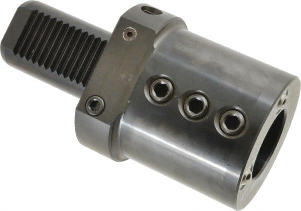 Global CNC Industries - 1-1/2" Max Cut, 40mm Shank Diam, VDI Toolholder - 90mm Projection, 5/8-11" Shank Thread, For E2, Through Coolant - Exact Tooling