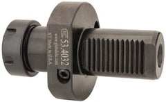 Global CNC Industries - 32mm Max Cut, 40mm Shank Diam, VDI Collet Chuck - 63mm Projection, 5/8-18" Shank Thread, ER32 Series, For E3, Through Coolant - Exact Tooling