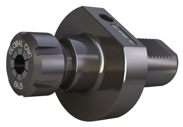 Global CNC Industries - 75mm Max Cut, 30mm Shank Diam, VDI Toolholder - 77mm Projection, TG/PG 75 Series, For E35, Through Coolant - Exact Tooling