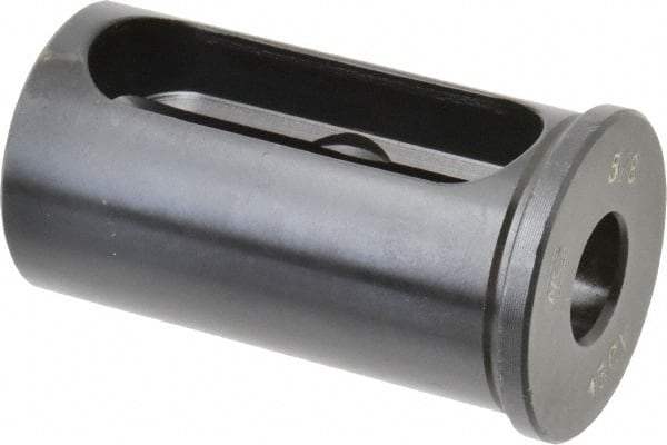 Global CNC Industries - 5/8" ID, 1-1/2" OD, 70mm Length Under Head, Type CV Lathe Tool Holder Bushing - 60mm Slot Length - Exact Tooling