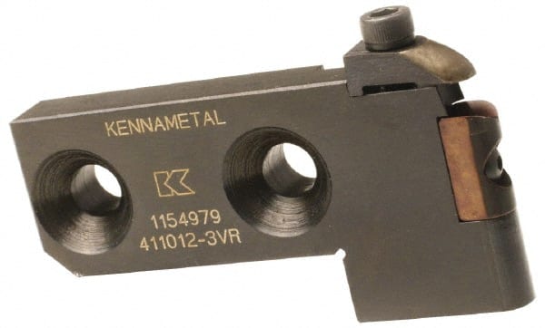 Kennametal - Series V-Bottom Round, Right Hand, 411-VR Toolholder Compatibility, R..V45 Insert Compatibility, Indexable Turning Cartridge - Clamp Holding Method, 38.1mm Max Depth of Cut - Exact Tooling