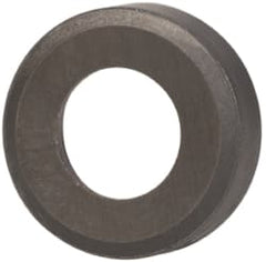 Kennametal - 5.92mm Inscribed Circle, Round Turning Shim for Indexables - 1/8" Thick, SM Shim Style, Positive Rake, Neutral Cut - Exact Tooling