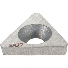 Kennametal - 1/2" Inscribed Circle, Triangle Turning Shim for Indexables - SM Shim Style, Positive Rake, Left Hand, Right Hand Cut - Exact Tooling