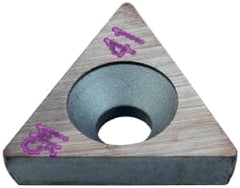 Kennametal - 3.31mm Inscribed Circle, Triangle Turning Shim for Indexables - 1/8" Thick, SM Shim Style, Positive Rake, Left Hand, Neutral, Right Hand Cut - Exact Tooling