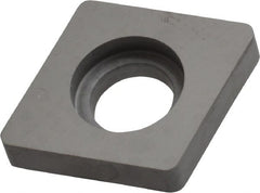 Kennametal - 8.48mm Inscribed Circle, Square Milling & Turning Shim for Indexables - Carbide, 0.188" Thick, SM Shim Style - Exact Tooling