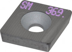 Kennametal - 1/2" Inscribed Circle, Diamond (Shape) Turning Shim for Indexables - SM Shim Style, Positive Rake, Left Hand, Right Hand Cut - Exact Tooling