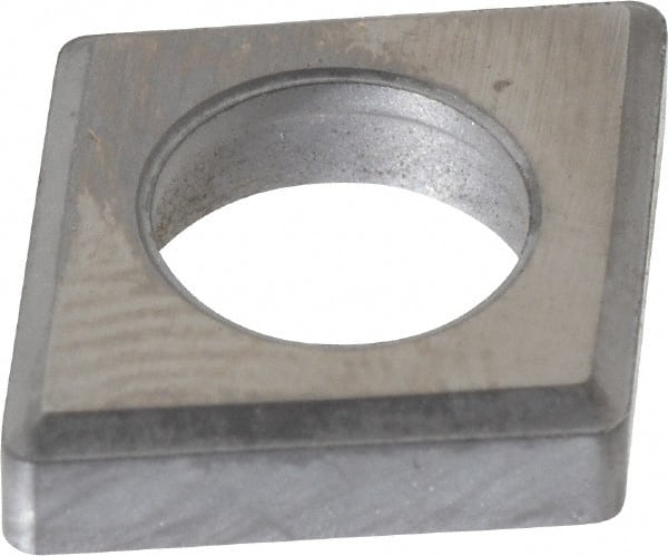 Kennametal - 1/2" Inscribed Circle, Diamond (Shape) Turning Shim for Indexables - Ceramic, 0.13" Thick, ICSN Shim Style, Negative Rake, Left Hand, Right Hand Cut - Exact Tooling