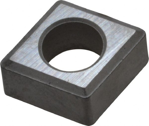 Kennametal - 1/2" Inscribed Circle, Diamond (Shape) Turning Shim for Indexables - Ceramic, 0.255" Thick, ICSN Shim Style, Negative Rake, Left Hand, Right Hand Cut - Exact Tooling