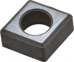 Kennametal - 1/2" Inscribed Circle, Diamond (Shape) Turning Shim for Indexables - Ceramic, 0.255" Thick, ICSN Shim Style, Negative Rake, Left Hand, Right Hand Cut - Exact Tooling