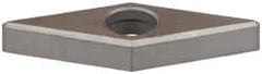 Kennametal - 7.52mm Inscribed Circle, Diamond (Shape) Turning Shim for Indexables - 0.19" Thick, IVSN Shim Style, Left Hand, Right Hand Cut - Exact Tooling
