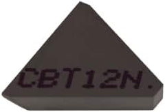 Kennametal - 3/8" Inscribed Circle, Triangle, CBT Chipbreaker for Indexables - 0.11" Effective Width - Exact Tooling