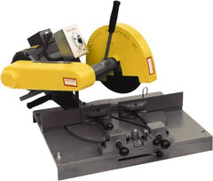 Kalamazoo - 10" Blade Diam, 5/8" Arbor Hole, Miter Chop & Cutoff Saw - 3,450 RPM, 3 hp, 110/220 & 220/440 Volts, 1 or 3 Phase - Exact Tooling