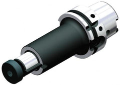 Kennametal - HSK63A Taper Shank 1" Pilot Diam Shell Mill Holder - 101.6mm Flange to Nose End Projection, 40.89mm Nose Diam - Exact Tooling