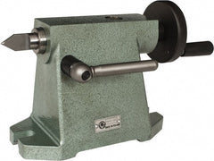 Bison - 4.92" Centerline Height, Tailstock - 2MT Tailstock Taper, Use with 6" Horizontal/Vertical Indexing Super Spacers - Exact Tooling