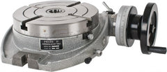 Phase II - 8" Table Diam, Horizontal Rotary Machining Table - 3MT Center Taper, 0.465" T-Slot Width - Exact Tooling