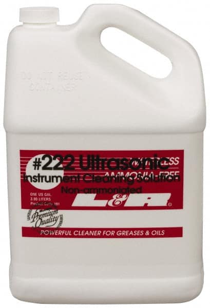 L&R Ultrasonic - 1 Gal Bottle Ultrasonic Cleaner - Solvent-Based - Exact Tooling