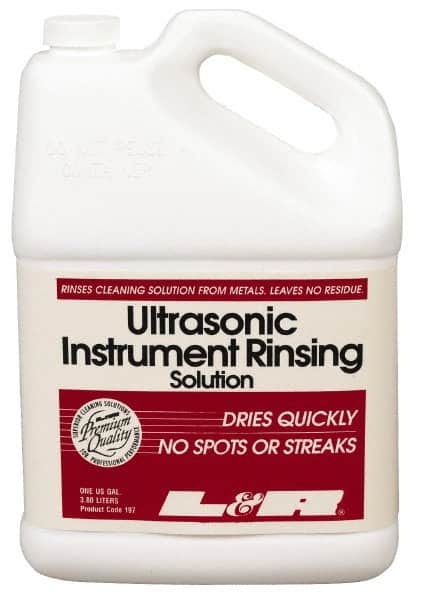 L&R Ultrasonic - 1 Gal Bottle Ultrasonic Cleaner - Solvent-Based - Exact Tooling