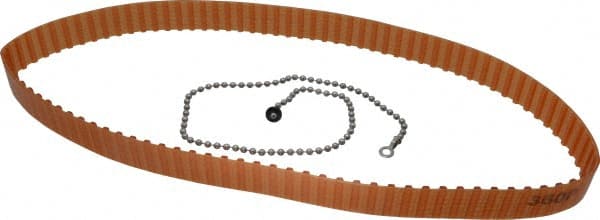Mini-Skimmer - 12" Reach Oil Skimmer Belt - 12-3/8" Long Cogged Belt, For Use with Belt Oil Skimmers - Exact Tooling