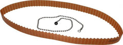 Mini-Skimmer - 12" Reach Oil Skimmer Belt - 12-3/8" Long Cogged Belt, For Use with Belt Oil Skimmers - Exact Tooling