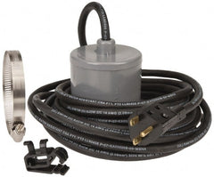 Berkeley - 230 AC Volt, Sump, Sew and Eff, Float Switch - 20 Ft. Cord Length, 2 HP, PVC - Exact Tooling