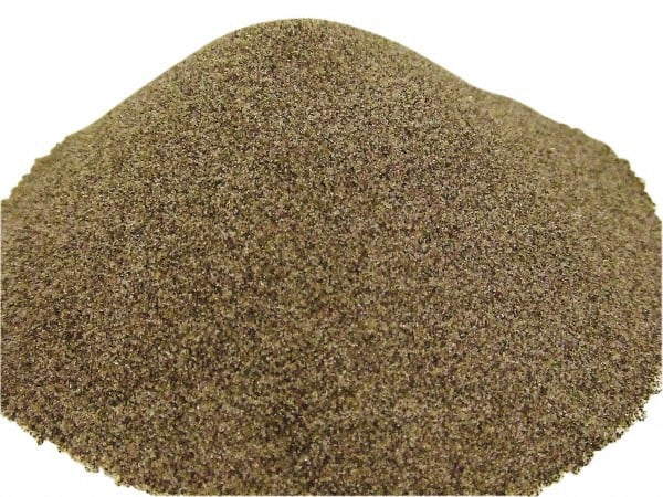 Made in USA - Medium Grade Angular Aluminum Oxide - 80 Grit, 9 Max Hardness, 50 Lb Box - Exact Tooling