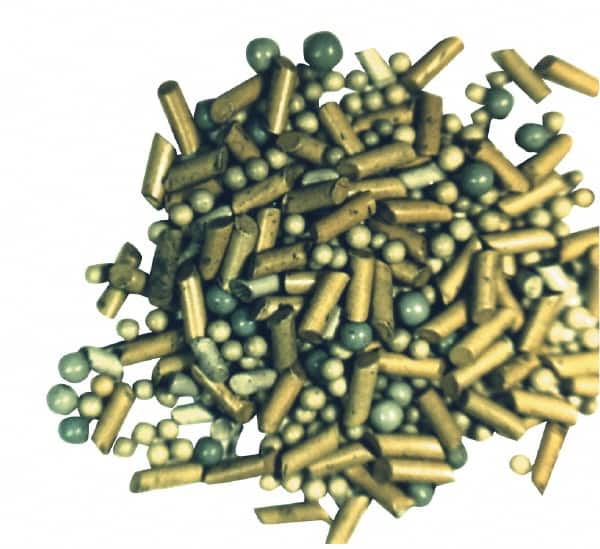 Bel-Air Finishing Supply - Ceramic Carrier, Wet Polishing Tumbling Media - Ball & Cylinder Shape - Exact Tooling
