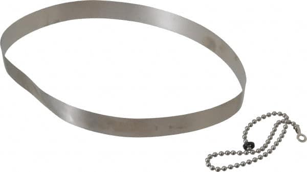 Mini-Skimmer - 8" Reach Oil Skimmer Belt - 7-7/8" Long Flat Belt, For Use with Belt Oil Skimmers - Exact Tooling