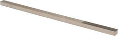 Made in USA - Super Fine, 1-1/2" Length of Cut, Single End Diamond Hone - 600 Grit, 1/4" Wide x 3/16" High x 6" OAL - Exact Tooling