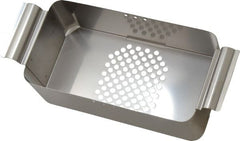 L&R Ultrasonic - Stainless Steel Parts Washer Basket - 4" High x 5-3/8" Wide x 9-3/8" Long, Use with Ultrasonic Cleaners - Exact Tooling