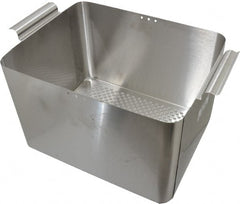 L&R Ultrasonic - Stainless Steel Parts Washer Basket - 203.2mm High x 234.95mm Wide x 292.1mm Long, Use with Ultrasonic Cleaners - Exact Tooling