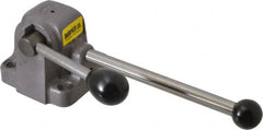 Heinrich - 3-3/16" Base Width/Diam, Work Positioner - 9" Bar Length, 3-5/16" Base Length, 2-7/8" Max Height, Model Number 2-FL - Exact Tooling