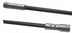 Schaefer Brush - 72" Long, 1/4" NPSM Female, Fiberglass Brush Handle Extension - 0.35" Diam, 1/4" NPSM Male, For Use with Tube Brushes & Scrapers - Exact Tooling