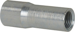 Schaefer Brush - 2" Long, 3/8" NPT Female, Galvanized Steel Adapter - 1" Diam, 1/4" NPT Female, For Use with Tube Brushes & Scrapers - Exact Tooling