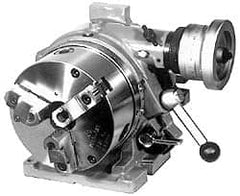Yuasa - 24 Position, 6-1/2" Chuck, Super Indexing Spacer - 5.12" High Centerline, 1.41" Chuck Through Hole - Exact Tooling