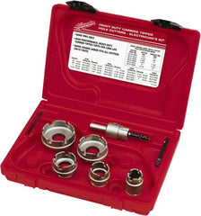Milwaukee Tool - 7 Piece, 7/8" to 2" Saw Diam, Hole Saw Kit - Exact Tooling