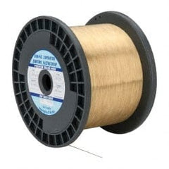 Global EDM - Brass Hard Grade Electrical Discharge Machining (EDM) Wire - 99 Lbs. Max Tensile Strength - Exact Tooling