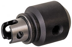 Kennametal - KM80ATC Modular Connection 1-1/4" Hole End Mill Holder/Adapter - 2-1/2" Nose Diam, 90mm Projection, Through-Spindle Coolant - Exact Tooling