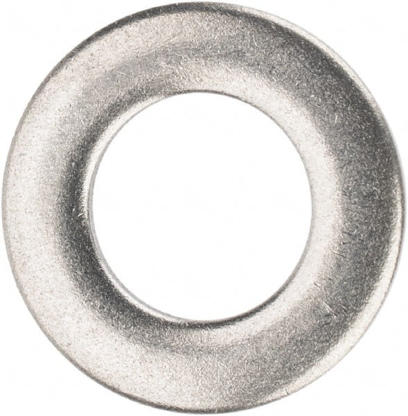 Value Collection - M7 Screw, Grade 18-8 Stainless Steel Standard Flat Washer - 7.4mm ID x 14mm OD, 1.6mm Thick, Plain Finish - Exact Tooling