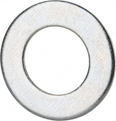 Value Collection - M36 Screw, Grade 8 Steel Standard Flat Washer - 37mm ID x 66mm OD, 5mm Thick, Zinc-Plated Finish - Exact Tooling