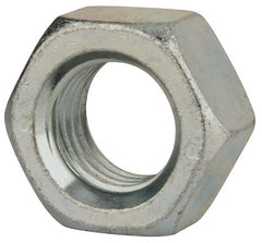Value Collection - M30x3.50 Steel Right Hand Hex Nut - 46mm Across Flats, 24mm High, Zinc-Plated Finish - Exact Tooling