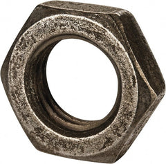 Value Collection - M30x3.50 Steel Right Hand Hex Jam Nut - 46mm Across Flats, 15mm High, Uncoated - Exact Tooling