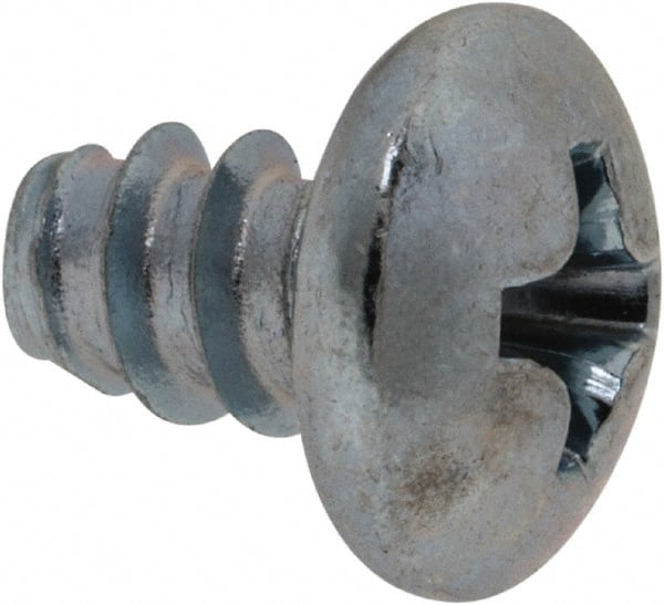 Value Collection - #8 Pan Head Phillips Sheet Metal Screw - Steel, 1/4" Length Under Head, Grade 2 - Exact Tooling